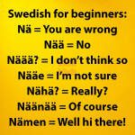 Swedish for beginners Swedish for beginners